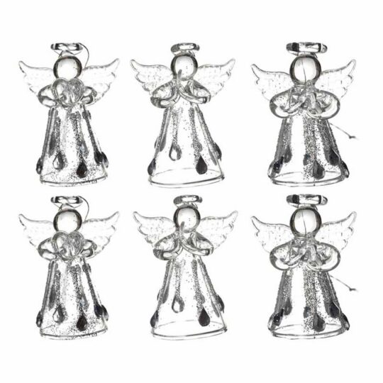 Set steklenih angelčkov HEAVEN SENDS - 6v1