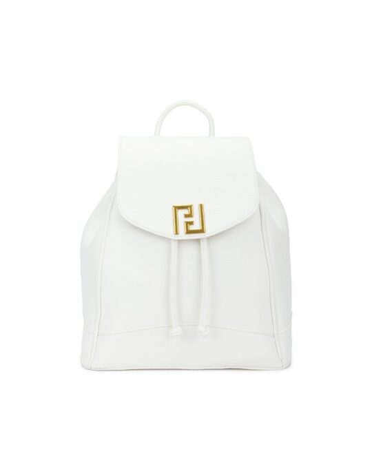 Modni nahrbtnik LS COLLECTION Phil - bel, eleganten, prostoren