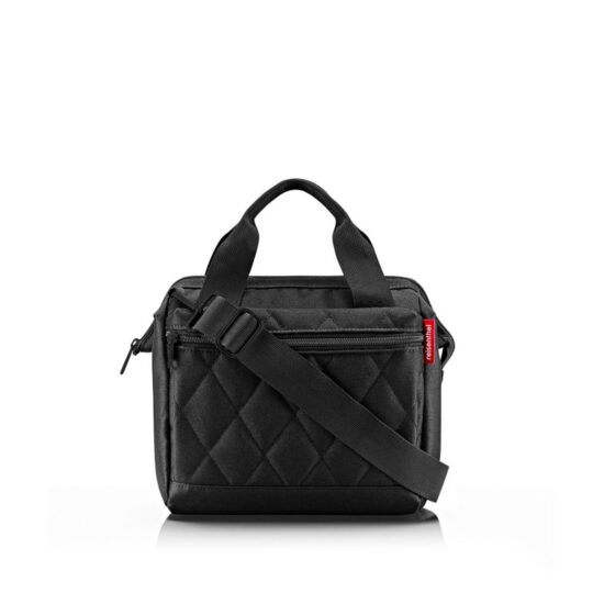 Torbica za čez ramo REISENTHEL Allrounder Cross - črna, ženska, rhombus