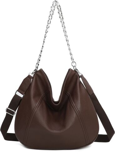 Torbica za čez ramo LS COLLECTION Paolo - rjava