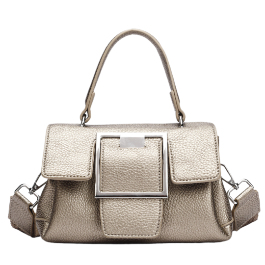 Torbica za čez ramo LS COLLECTION Paolo - bronasta