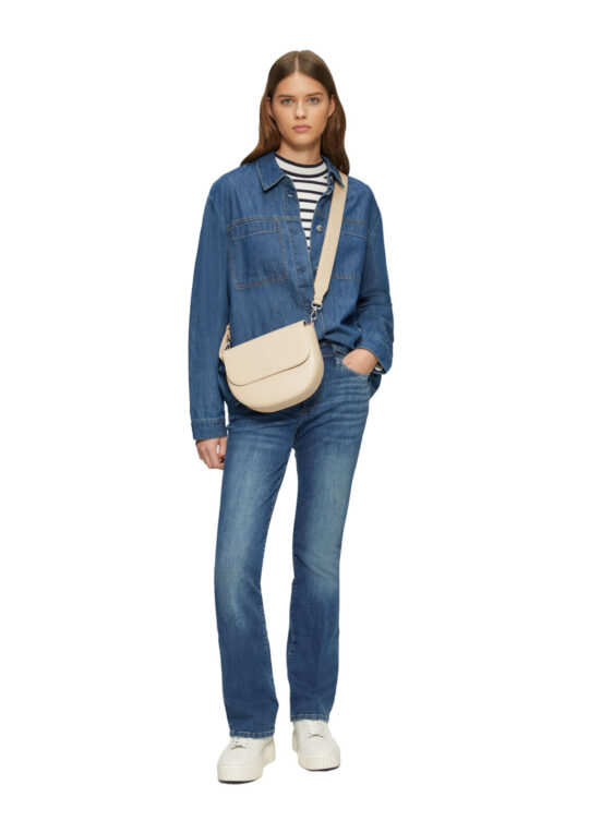 Torbica za čez ramo s.Oliver - rjava, elegantna, ženska