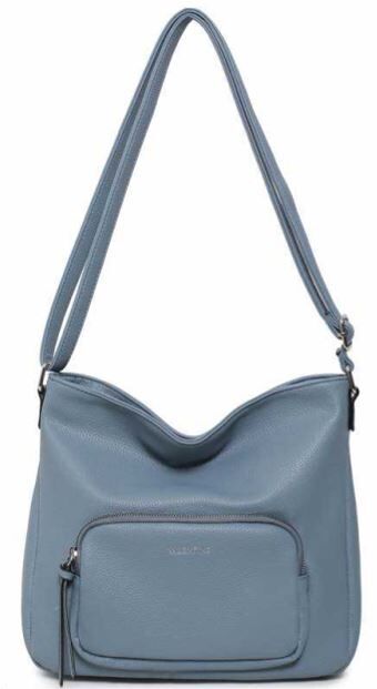 Torbica za čez ramo LS COLLECTION Dublin - modra