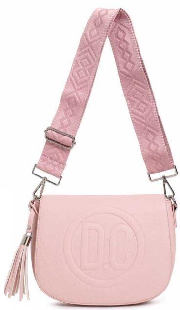 Torbica za čez ramo LS COLLECTION Dublin - roza