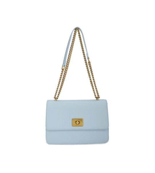 Torbica za čez ramo LS COLLECTION Phil - svetlo modra