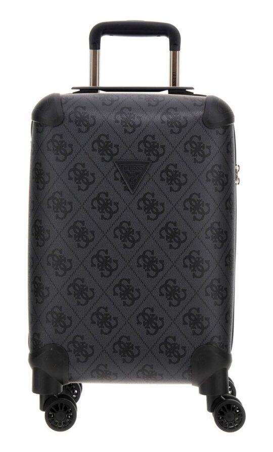 Kovček GUESS - črn, srednji