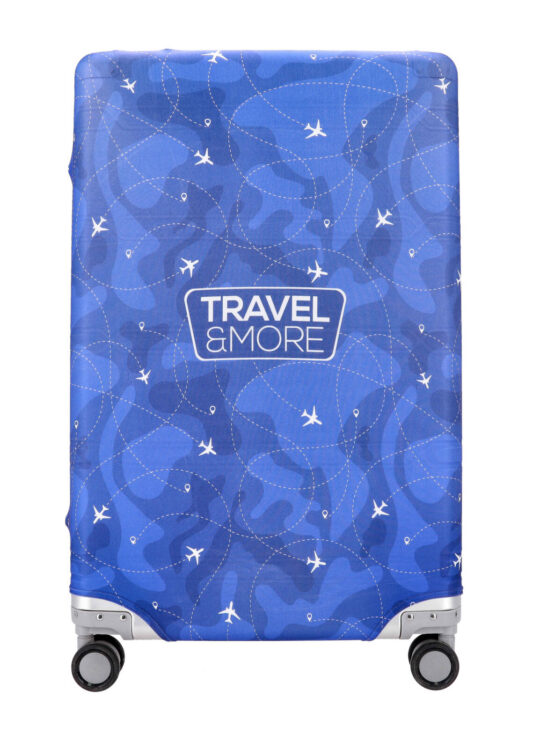 Pokrivalo za kovček  TRAVEL AND MORE - letalo, srednji