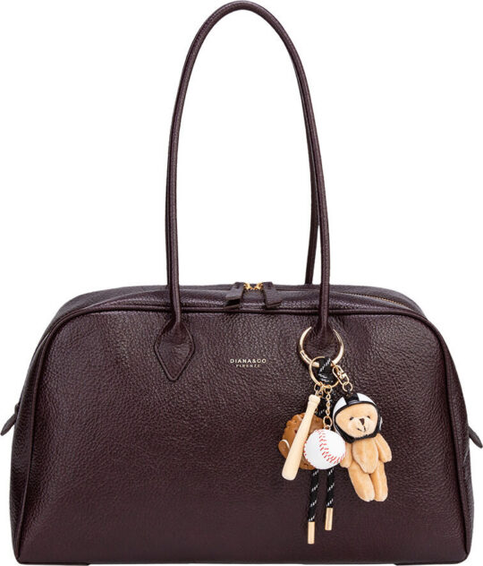 Potovalna torba LS COLLECTION Diana- vijolična