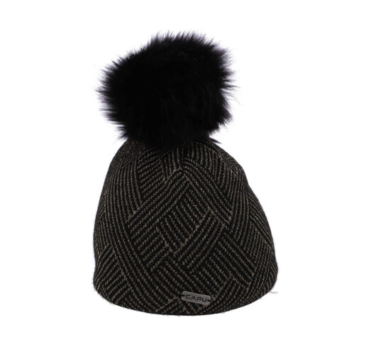 Kapa CAPU - temno siva, s cofom, ženska