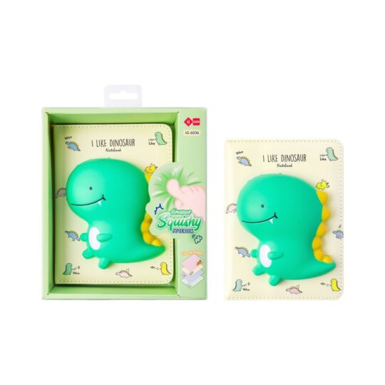 Blok LAZY STARS Squishi - A5, dinozaver, 128 listov
