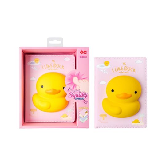 Blok LAZY STARS Squishi - A5, račka, 128 listov