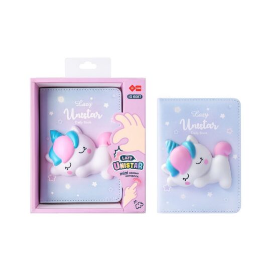 Blok LAZY STARS Squishi - A6, samorog, 96 listov