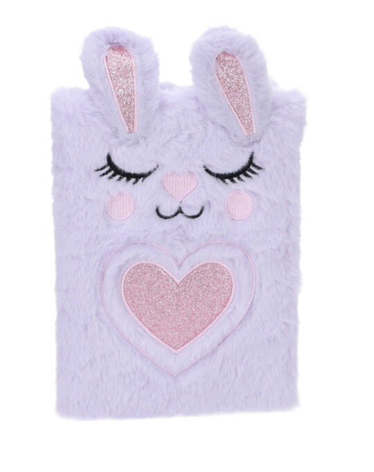 Blok SUPERSTAR pliš - A5, zajček, 80 listov