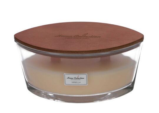 Sveča HOME COLLECTION Vanilija - ovalna, 365 g