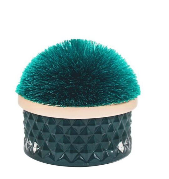 Sveča LASSER PAVEY Desire Pom Pom - zelena