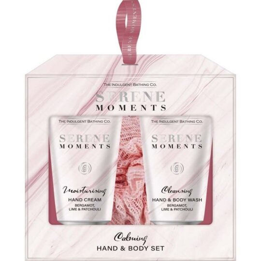 Darilni set SERENE MOMENTS Bergamot Lime and Patchouli - nega rok in telesa