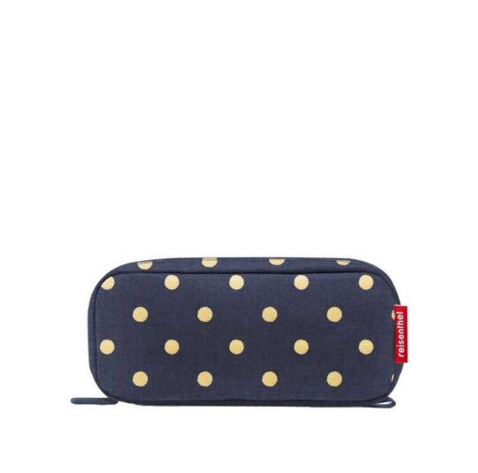 Kozmetična torbica REISENTHEL Metallic Dots Blue - praktična, elegantna, vzdržljiva