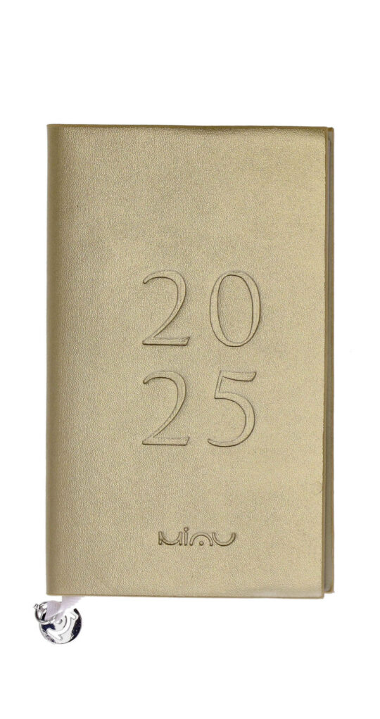 Planer MIAU - A6, tedenski, 2025, zlat