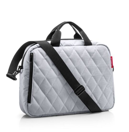 Torba za prenosni računalnik REISENTHEL Rhombus - svetlo siva