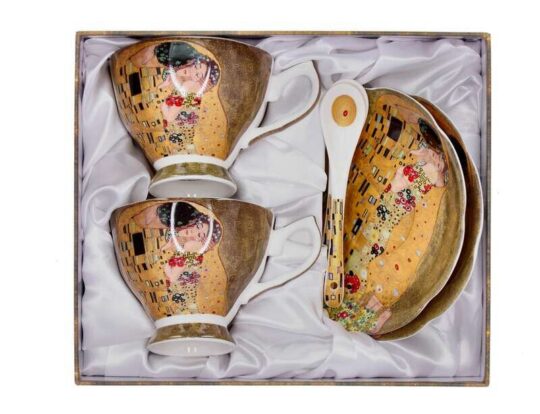 Skodelica KLIMT The Kiss - motiv Poljub, 210 ml