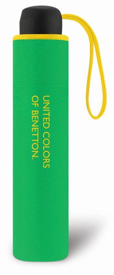 Dežnik BENETTON Super Mini - zelen, zložljiv