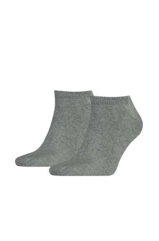 Moške nogavice TOMMY HILFIGER - kratke, sive, 2 para, 43/46