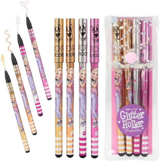 Roler TOP MODEL - Metallic, z bleščicami