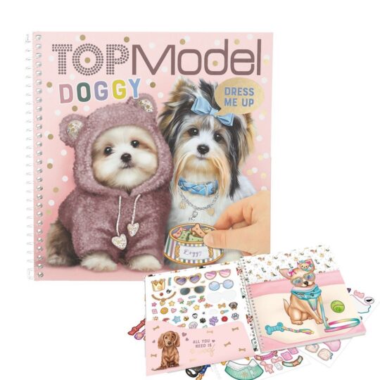 Nalepke TOP MODEL- Dress Me Up Stickerbook Doggy