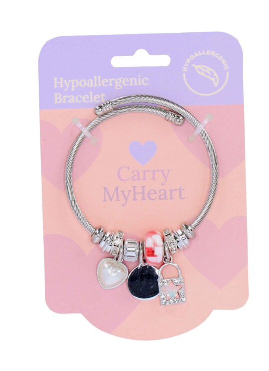 Zapestnica CARRY MY HEART Shine Bright - elegantna, sijoča