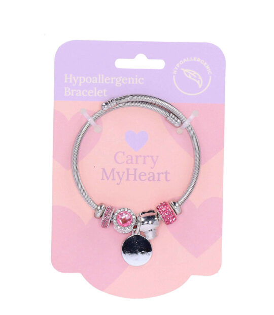 Zapestnica CARRY MY HEART Keep Sparkling - elegantna, svetleča