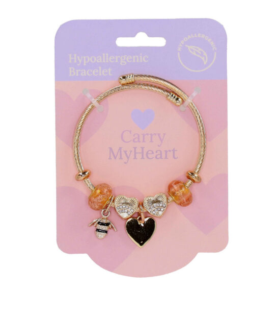 Zapestnica CARRY MY HEART Sunshine - elegantna, zlata