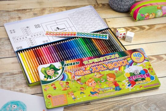 Barvice JOLLY Kinderfest Z Igro - 48 barv