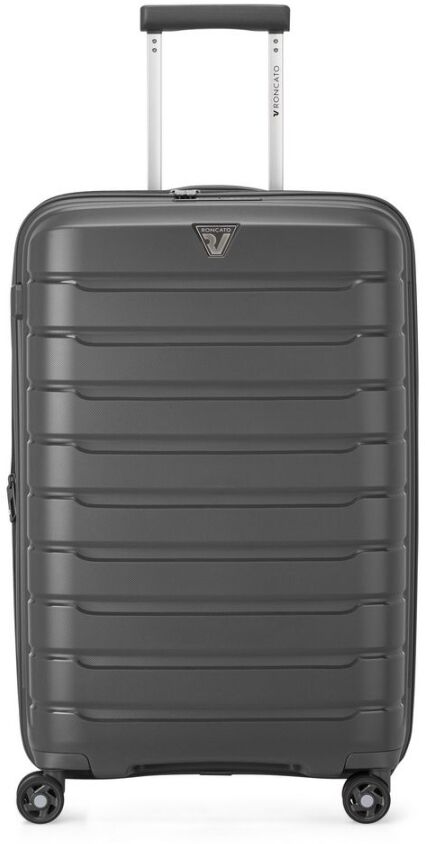 Kovček RONCATO Butterfly - antracit, srednji, trdi, 68×44×36 cm