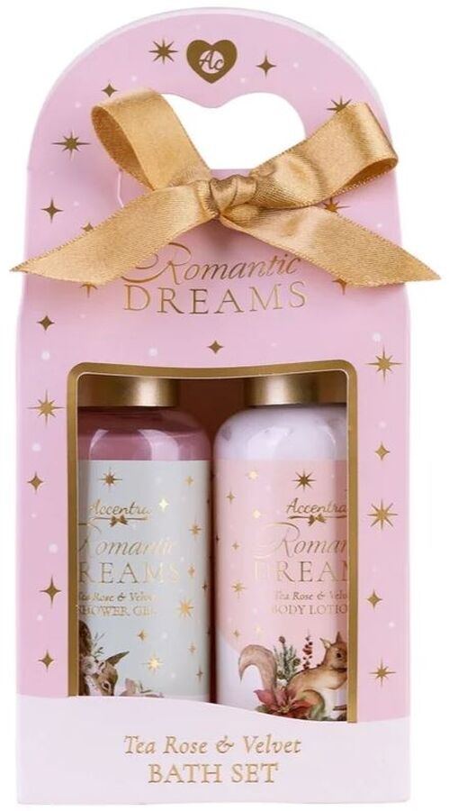 Darilni set R DREAMS - kopanje, gel za tuširanje 100 ml in losjon za telo 100 ml