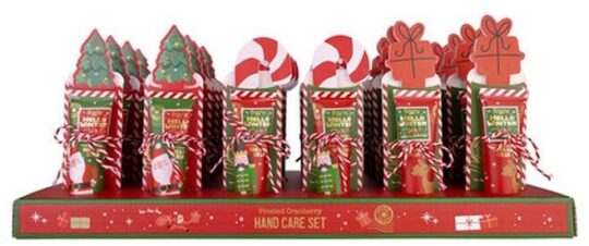 Darilni set HELLO WINTER - nega rok, krema za roke 30 ml in pilica za nohte