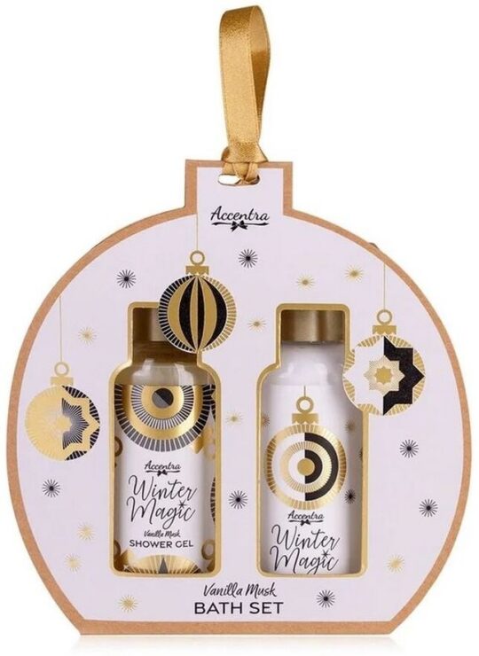 Darilni set WINTER MAGIC - kopanje, gel za tuširanje 100 ml in losjon za telo 100 ml