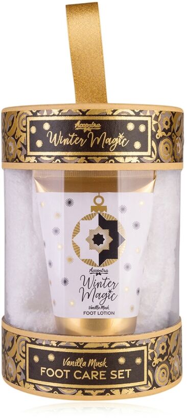 Darilni set WINTER MAGIC - nega nog, losjon za noge 50 ml in nogavice one size
