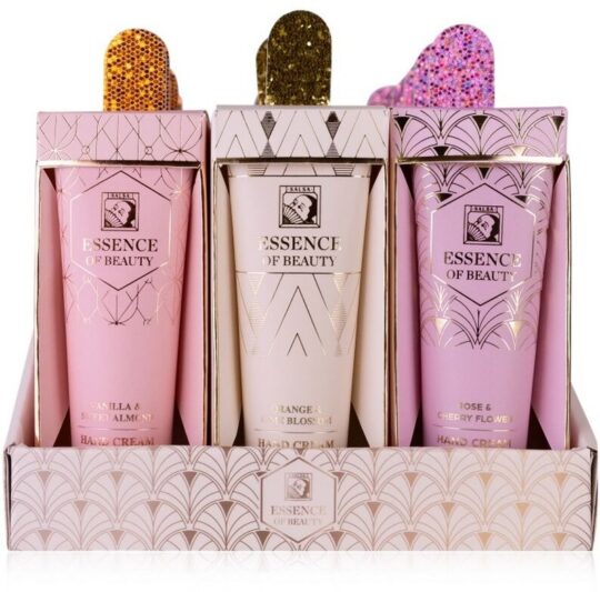 Darilni set ESSENCE OF BEAUTY - nega rok, krema za roke 50 ml in pilica za nohte
