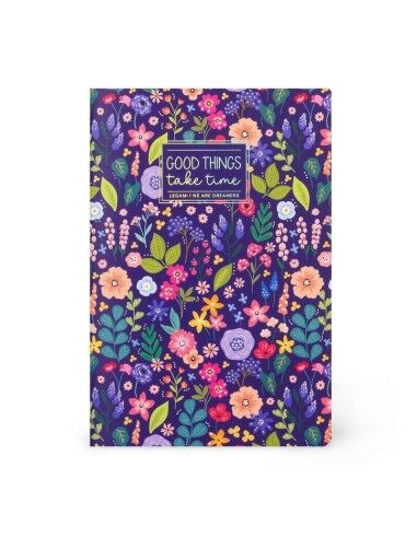 Beležka LEGAMI - B5, Velika Črtasta, Flowers