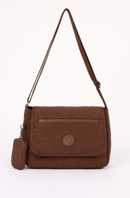 Torbica za čez ramo LS COLLECTION Dublin - rjava