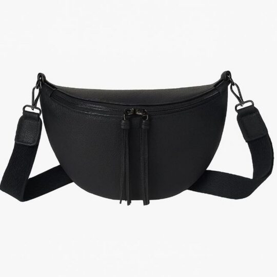 Torbica za čez ramo LS COLLECTION Paolo - črna