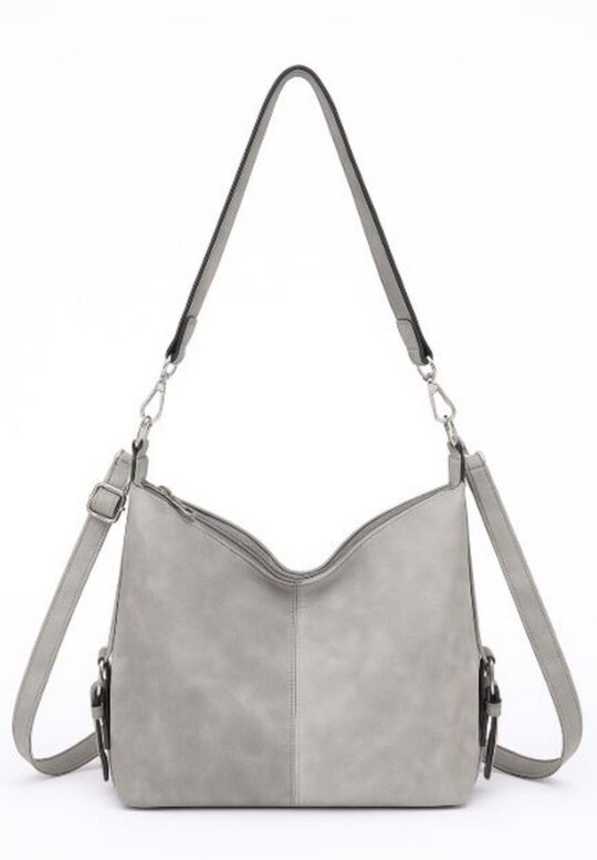 Torbica za čez ramo LS COLLECTION Sofia - siva