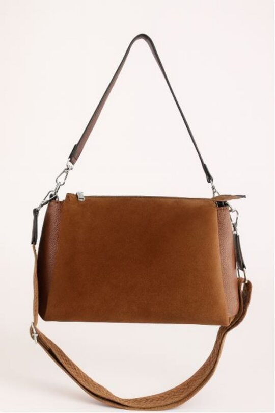 Torbica za čez ramo LS COLLECTION Sofia - rjava