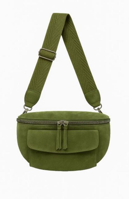 Torbica za okoli pasu LS COLLECTION Sofia - zelena