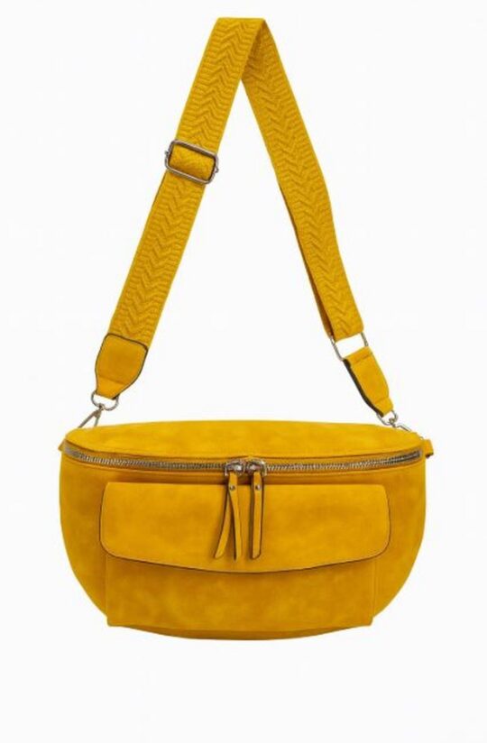 Torbica za okoli pasu LS COLLECTION Sofia - rumena