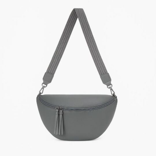 Torbica za čez ramo LS COLLECTION Paolo - siva