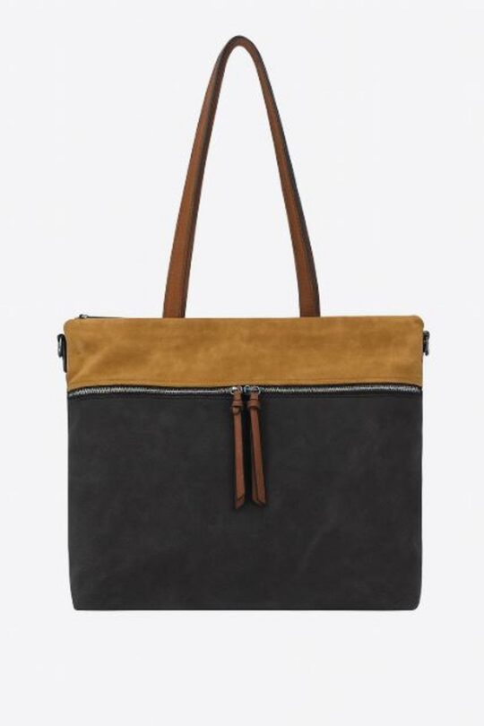 Torbica LS COLLECTION Sofia - črno rumena