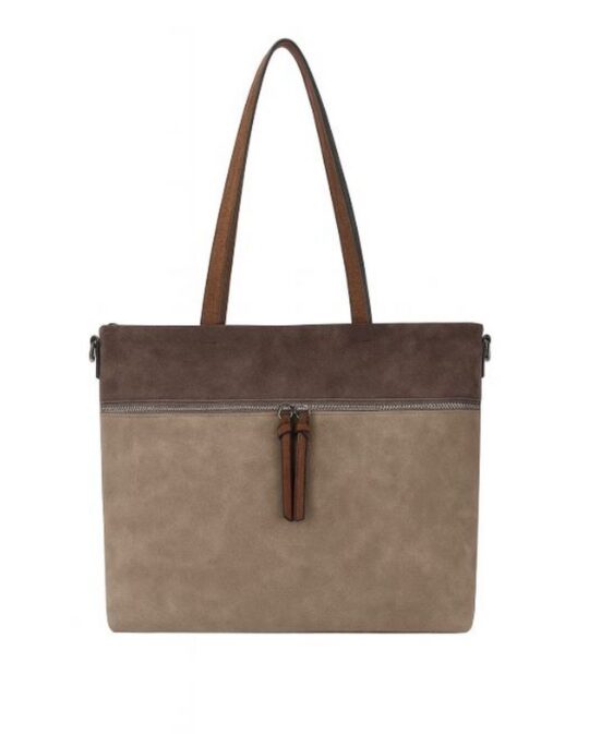 Torbica LS COLLECTION Sofia - khaki rjava