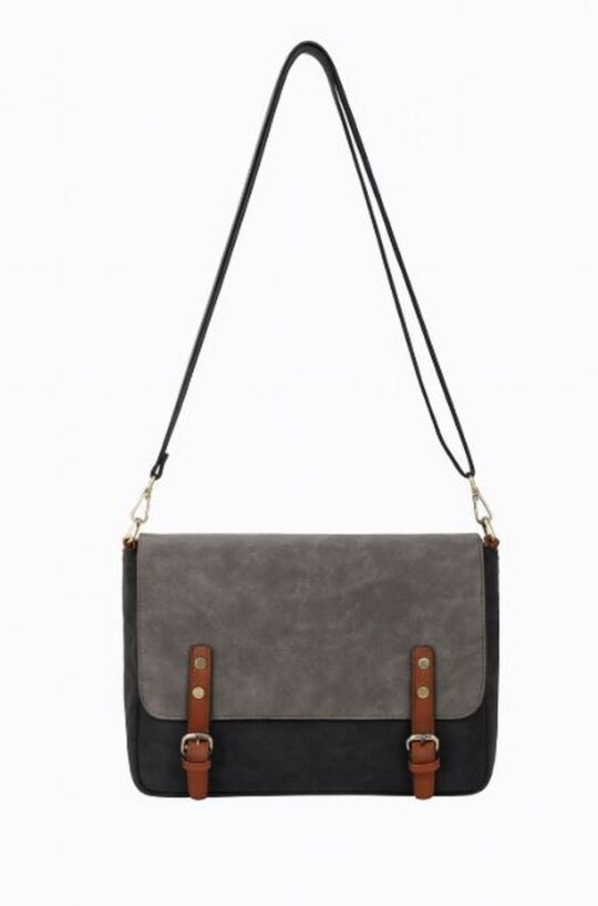 Torbica za čez ramo LS COLLECTION Sofia - rdeče rjava