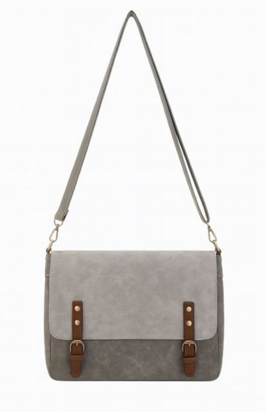 Torbica za čez ramo LS COLLECTION Sofia - siva